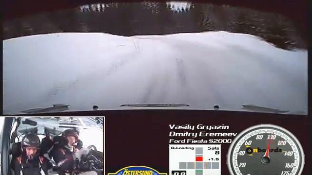Rally Östersund 2014 - SS4 Vasily Gryazin SRT S2000 смотреть онлайн
