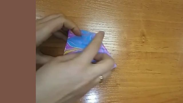 Ракета из бумаги. Поделка из мраморной бумаги. смотреть онлайн