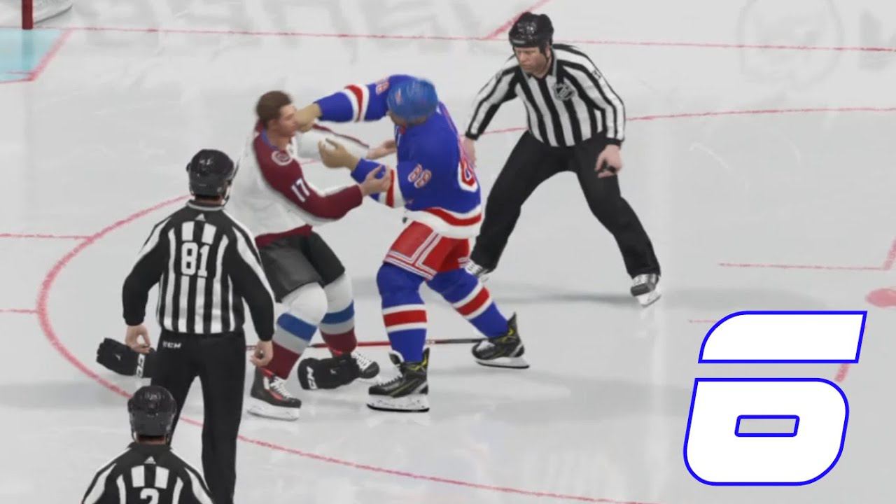 ПЕРВАЯ ДРАКА ЕСТЬ, ПЕРВЫЙ ГОЛ?? - NHL 21 Карьера Игрока #6 смотреть онлайн