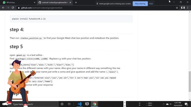 Google meet auto-reply bot using python (voice recognition) смотреть онлайн