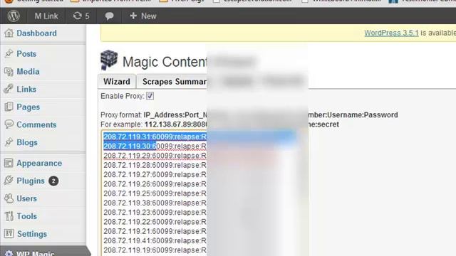 WP Magic 2 3 1 Update Unlimited Scrapes With New Proxy Feature смотреть онлайн