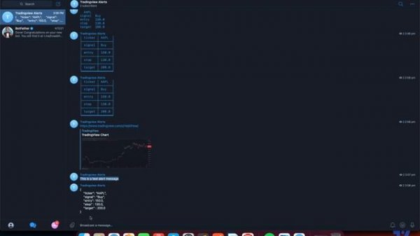 Tradingview Telegram Webhook Bot with Chart Snapshot (Revised)