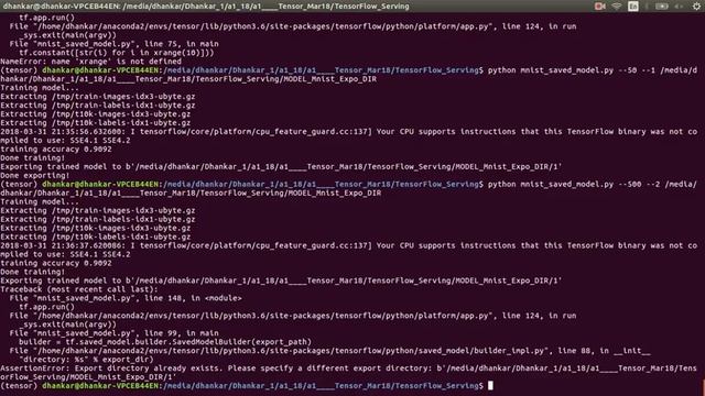 TensorFlow - TensorServing - Statistical-Model-Management-Framework смотреть онлайн