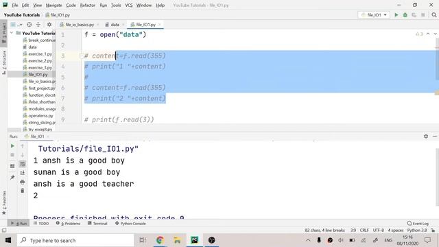 Reading Files in Python using open(), read() | Python for Absolute Beginners in English | #24 смотреть онлайн