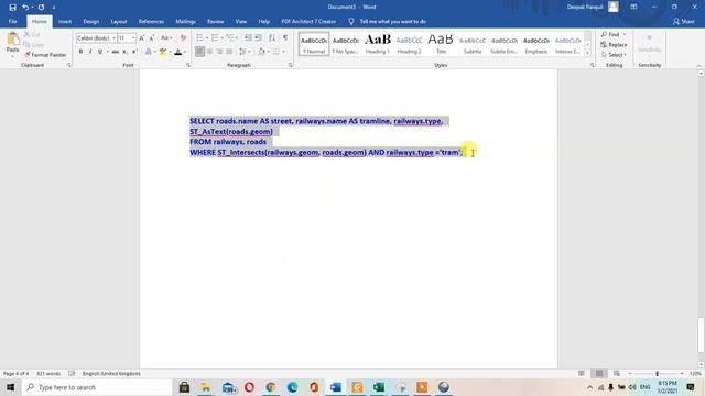 Import the shape file (.shp) to PostgreSQL using PostGIS, and perform the query смотреть онлайн