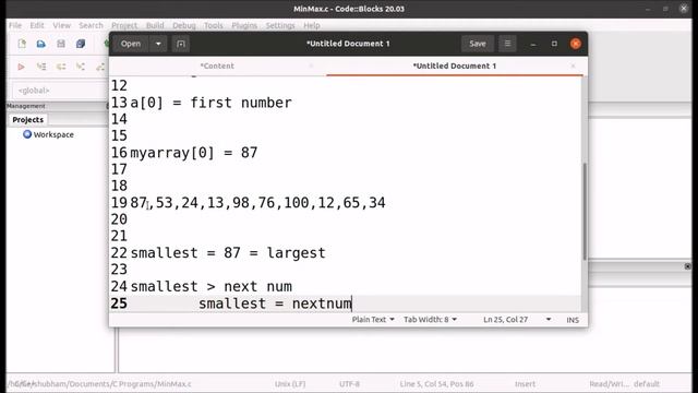 17.How to write a C Program to find smallest and largest number in array - C Program смотреть онлайн