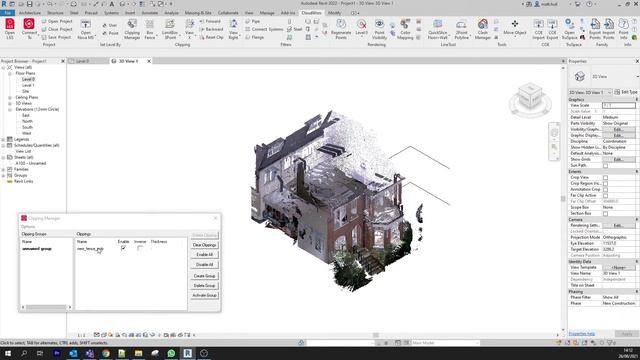 How to use the Clipping Manager tool in CloudWorx for Revit - 90 Second Workflows смотреть онлайн