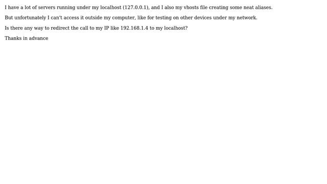 How can I publicly access 127.0.0.1 through my network IP address? смотреть онлайн