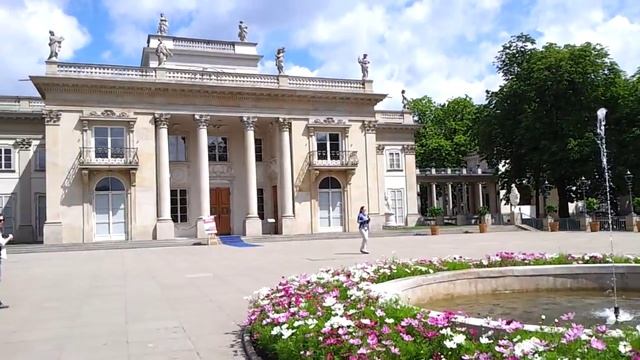 парк Королевские Лазенки. Варшава. смотреть онлайн