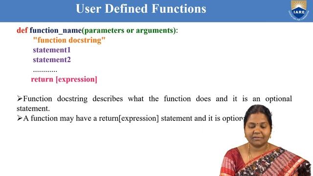 Communicating with Functions by Ms.B Padmaja | Department of Computer Science and Engineering | IAR смотреть онлайн