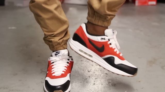 Nike Air Max 1 Essential “White/ Black-Gamma Orange” On-feet Video at Exclucity смотреть онлайн