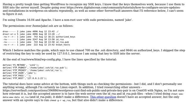DevOps & SysAdmins: Wordpress - Public and Private keys are incorrect for user смотреть онлайн