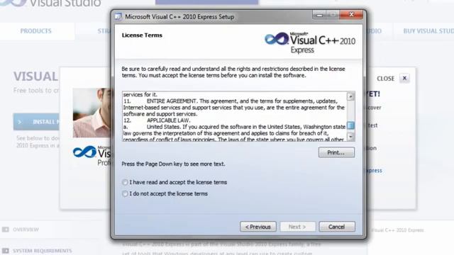 Setting up Microsoft Visual C++ 2010 Express смотреть онлайн