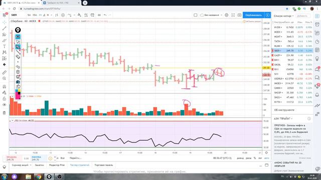 Обзор акции Сбербанк на 20.02,2020 смотреть онлайн