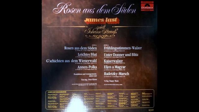 🌹🌹 Rosen aus dem Süden → James Last (1980) 🍁 смотреть онлайн