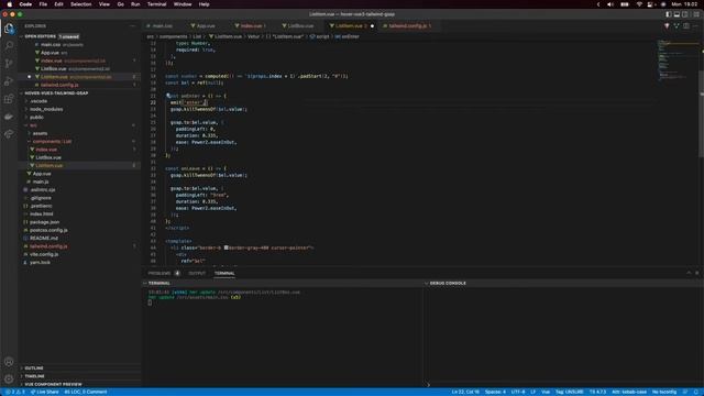 Hover Parallax Animation using Vue3, TailwindCSS and GSAP смотреть онлайн