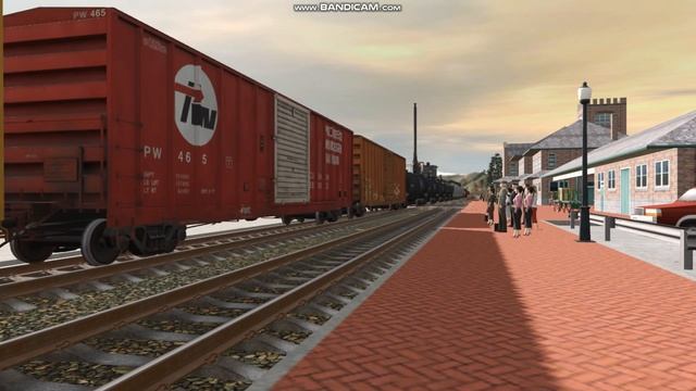 Trainz Railroad Simulator 2019: CSX C40-8W 7723 Passing the St. Nicolaus Station смотреть онлайн