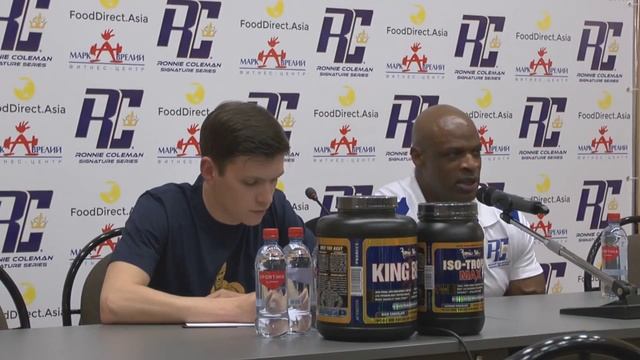 Семинар Ронни Колмана в Москве (часть первая) - Ronnie Coleman In Moscow