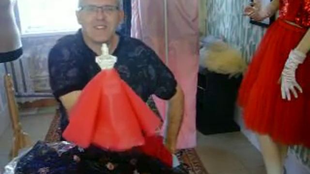 Конструируем малиновый фатин плюс кружева смотреть онлайн