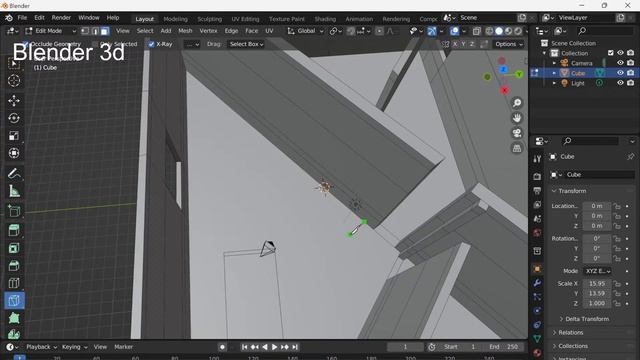 Необычный проект дома Blender 3d смотреть онлайн