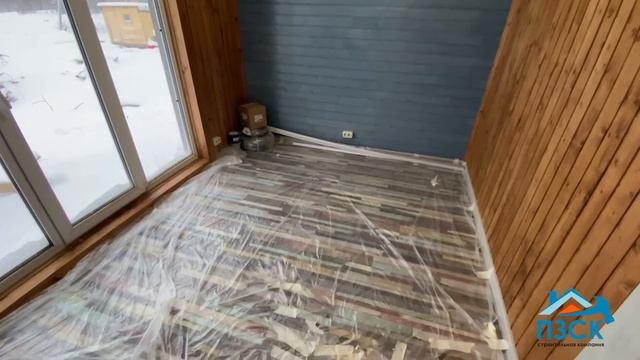 Видео обзор каркасного дома 6х9 от ПЗСК. Каркасный дом 6 на 9. д. Хиттолово, Усадьбы в Кавголово.