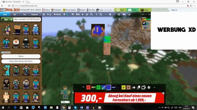 Minecraft Skin ändern-Minecraft Skin erstellen-Minecraft Skin Tutorial deutsch смотреть онлайн