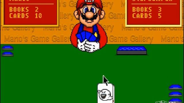 Mario's Game Gallery - Go Fish Gameplay смотреть онлайн