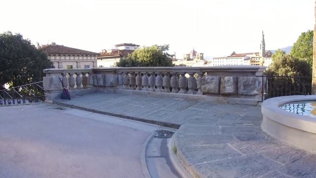 Walk Around Florence Italy. [4K] Ponte Vecchio - Piazzale Michelangelo - Palazzo Medici.