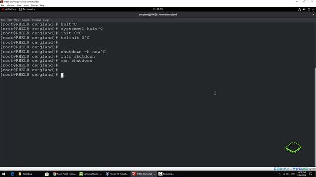 RHCSA RHEL 8 - Boot, reboot, and shut down a system normally смотреть онлайн