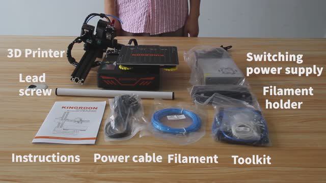 Kingroon KP3S сборка и настройка от производителя смотреть онлайн