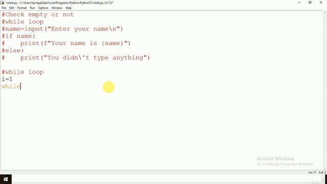 while loop and check "empty" or "not":Python Tutorial 29 смотреть онлайн