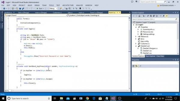 Visual programming C# project | Inventory Management System | C# With Oracle DB in Visual Studio.