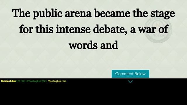 Improve Your English ⭐ | Very Interesting Story - Level 3 -  Thomas Edison | WooEnglish