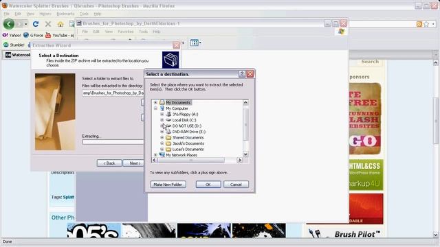 Gimp Interface - Downloading Gimp Brushes смотреть онлайн