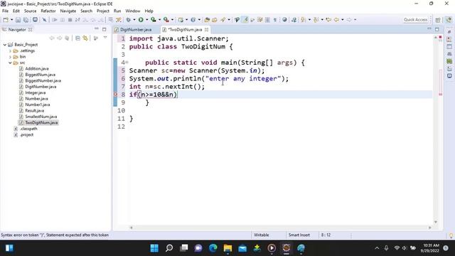write a java program to check user entered integer is a two digit number or not ||By KK смотреть онлайн