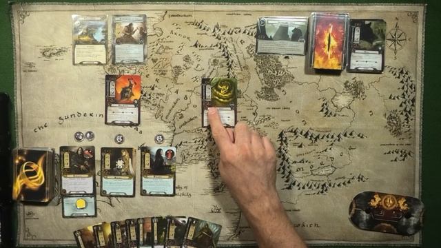 Lord of the Rings. The Card Game. Conflict at the Carrock. Геймплей. Часть 1. смотреть онлайн