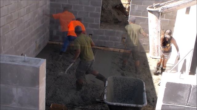 How I poured my Concrete Basement Floor D.I.Y. смотреть онлайн