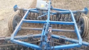 БИГ-3А Борона игольчатая гидрофицированная. Пробная обработка житняка.