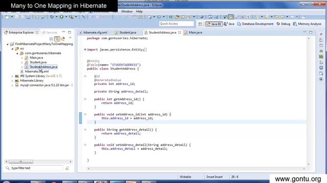 Hibernate Tutorial part 10 - Many to One Mapping in a Hibernate Application in detail смотреть онлайн
