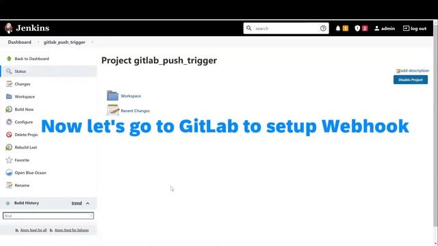 Setting up the link between GitLab and Jenkins смотреть онлайн