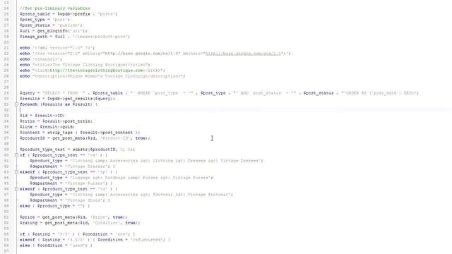 How to Create an XML Data Feed File for Google Product Search Using PHP смотреть онлайн