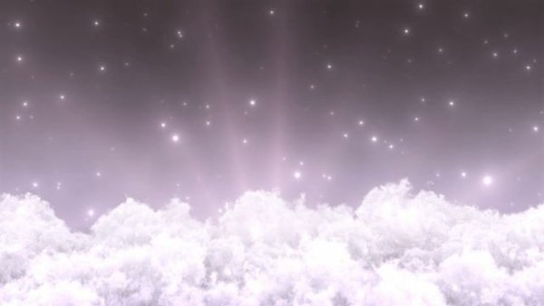 Pink Clouds in Heavenly Night Sky with Twinkling Stars Shining Bright 4K Moving Wallpaper Backgroun