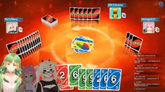 [Vtuber] UNO! с девочками) 👉🏻👈🏻 [ru/eng] смотреть онлайн