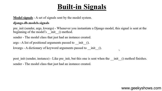 Signals and Built in Signals in Django (Hindi) смотреть онлайн