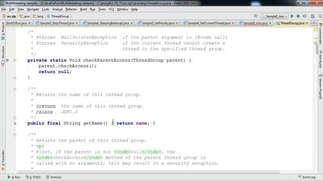 [JuJa] [Core] [Multithreading] 10 ThreadGroup смотреть онлайн