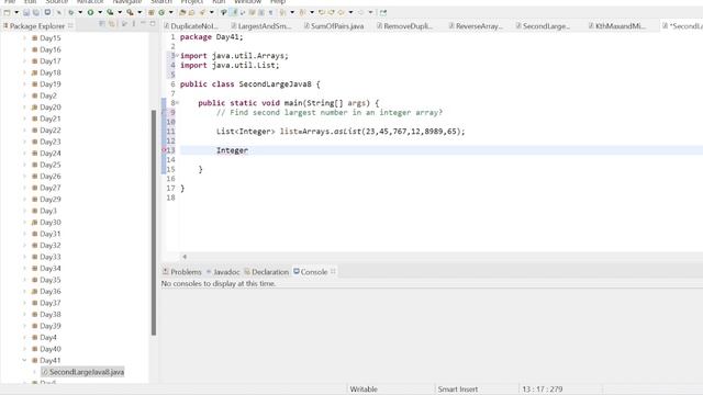 find second largest number in an array using java 8 | find kth largest number in an array смотреть онлайн