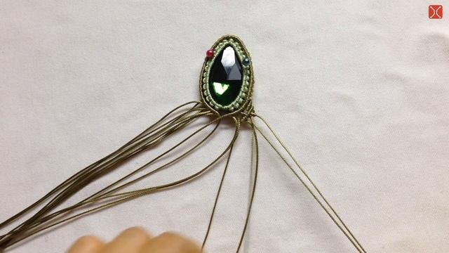 Macrame tutorial - The MAZE necklace - third element of elegant and beautiful macrame jewelry set смотреть онлайн