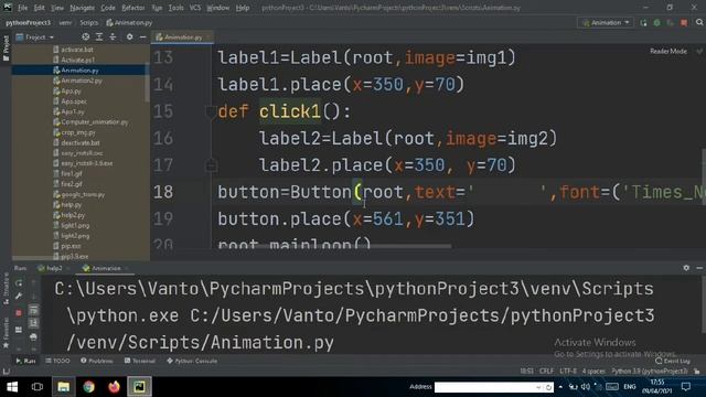 Build virtual lighter with python-tkinter смотреть онлайн