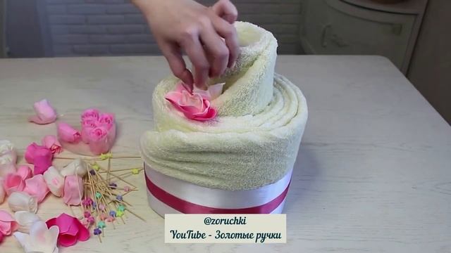 Крутые подарки из ПОЛОТЕНЕЦ или Как красиво подарить полотенце смотреть онлайн
