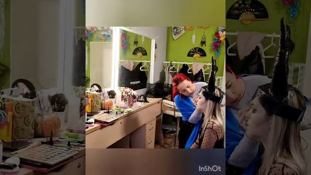 Процесс создания образа на Хэллоуин "Малефисента" смотреть онлайн